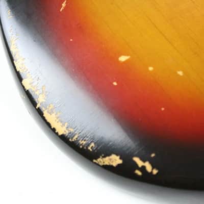 1969 Vintage Fender Jazz Bass Alder 4-Bolt Sunburst BODY ~Original Finish~ 1960s USA Early-CBS image 21