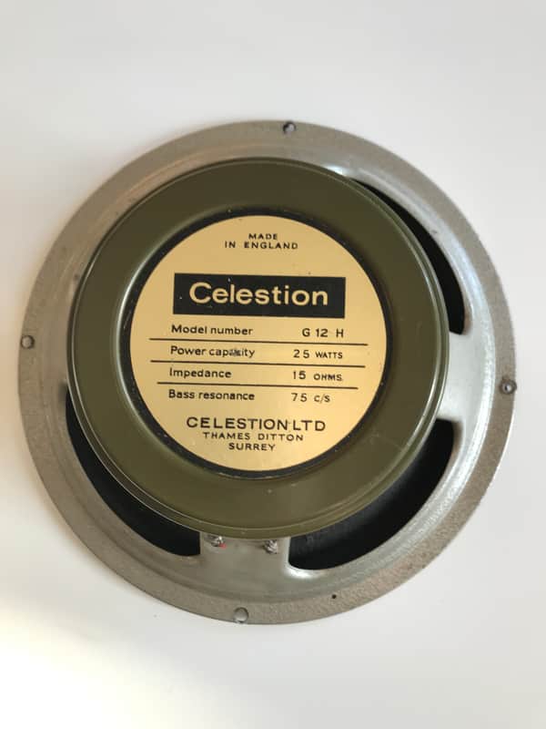 Celestion Greenback G12 H 1967 Grey /green image 1