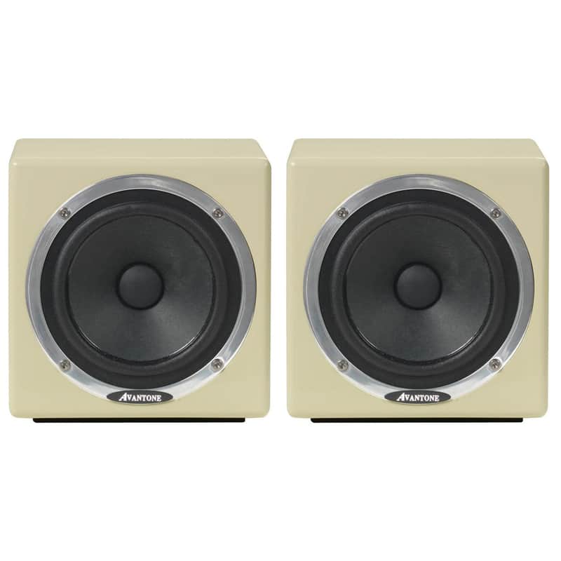 Avantone MixCubes Active Mini-Reference Monitors (Cream) image 1