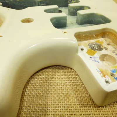 Body Ash White Blonde 4lbs, 1998 Fender American Deluxe  Stratocaster image 2