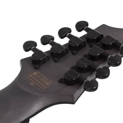 Schecter Omen Elite-8 Multiscale LH Black Cherry Burst image 11