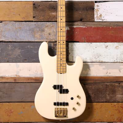 Kramer Pioneer PJ Style Bass White Pearl Made In USA Alembic Electronics image 2