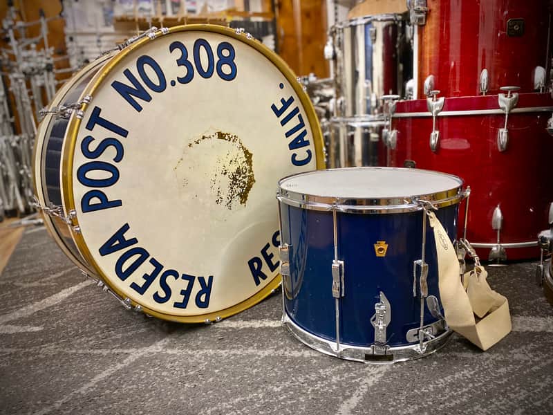 WFL Champion Parade Snare & Scotch Kick Drum – 1940s/50s image 1
