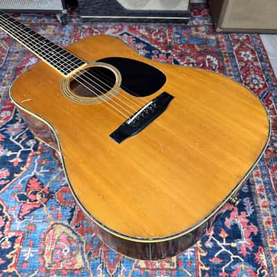 1979 Morris D28 Style X-Braced Dreadnought Model WE-40 Shadow Pickup image 8