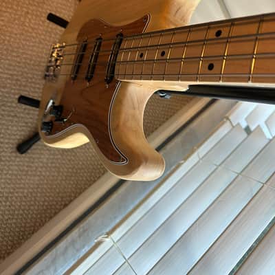 Custom Stratocaster(ish) 30 Scale Bass Guitar 2026 - Natural image 9