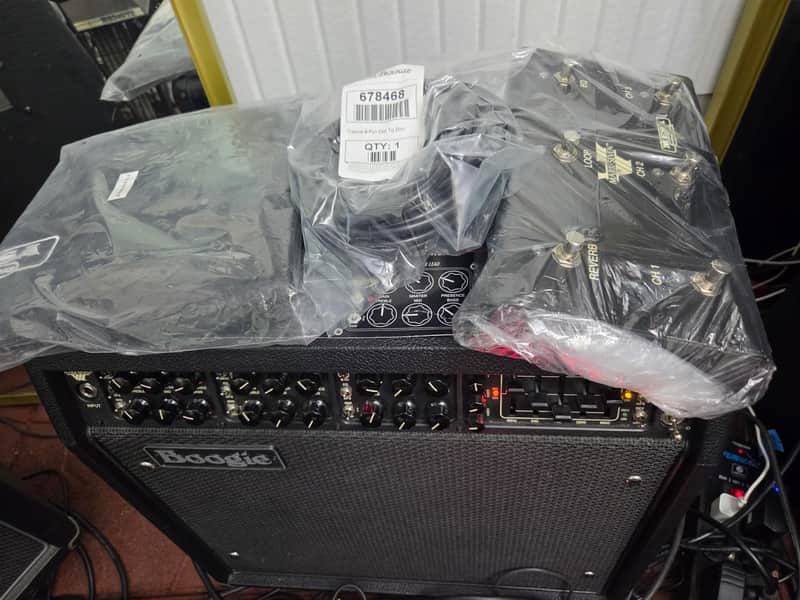 Mesa Boogie Mark VII 3-Channel 90-Watt 1x12" Guitar Combo 2023 - Present + Foot switch + cover + casters image 1