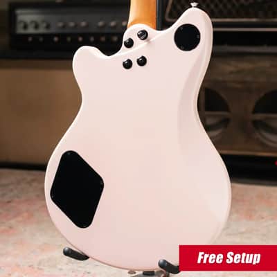 EVH Limited Edition SA-126 Special Semi-Hollow Electric Guitar - Satin Shell Pink with Ivory Case image 2