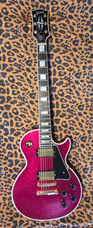 Gibson Custom Shop PSL Les Paul Custom 2024 - Gloss Pink Sparkle image 1