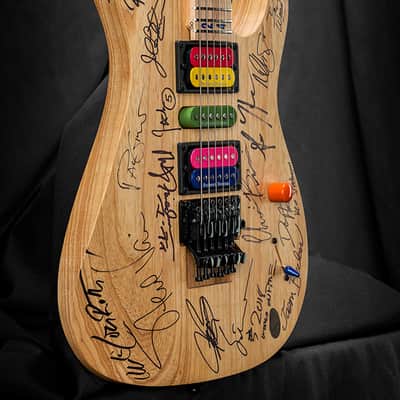 Kiesel JB24 Jason Becker Tribute - *Jason's Personal Guitar Signed by Multiple Guitarists* image 4
