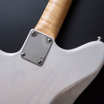 Starr Custom Offset Telemaster Jazzcaster | Short Scale | Mojo UK Pickups | Callaham & Emerson Custom Upgrades Telemaster 2020-2023 - translucent white image 7