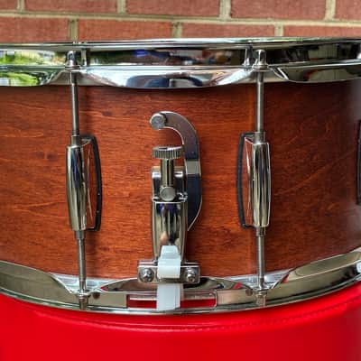 Grestch Catalina Club Snare 14x6.5 Satin Walnut Glaze image 4