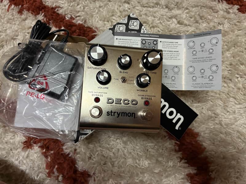 ギター Used - Pedal Effect Doubletracker and Saturation Tape V1 Deco Strymon V1 DECO Strymon ギター