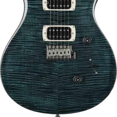 PRS SE Custom 24 Electric Guitar, Rosewood Fingerboard, Slate Blue image 1