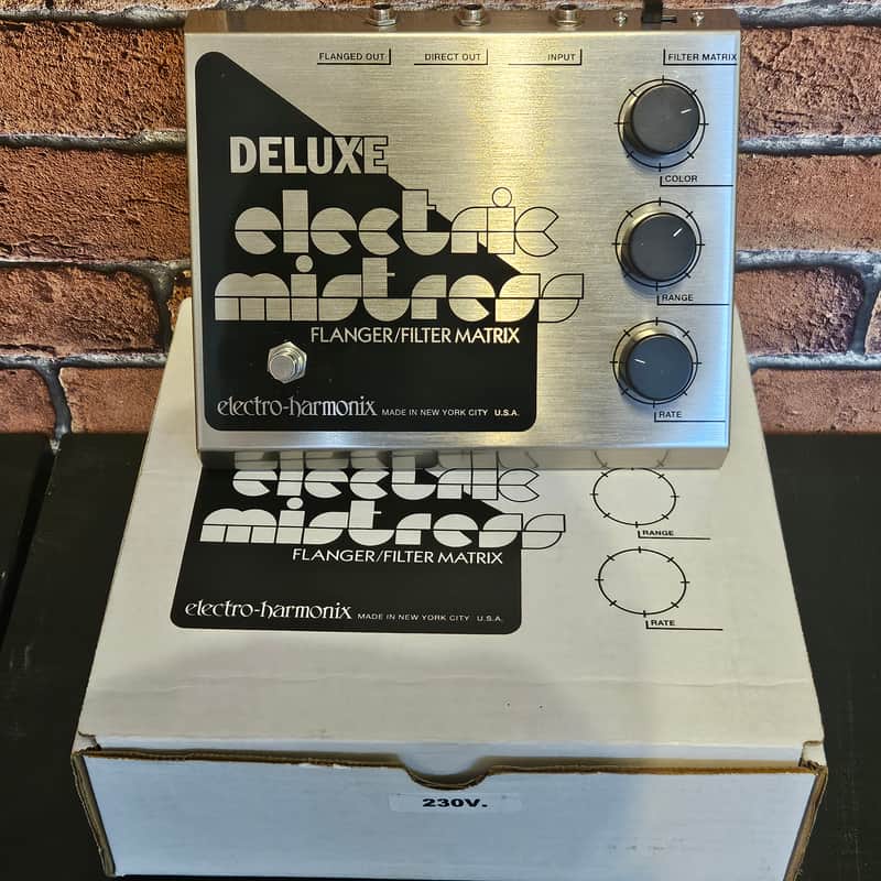 Electro-Harmonix Deluxe Electric Mistress Reissue with 24V Adapter 2008 - 2014 - Silver / Black image 1