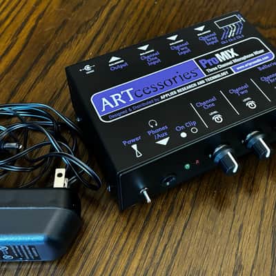 ART ProMix 3-Channel Microphone Mixer 2010 - Present - Black image 2