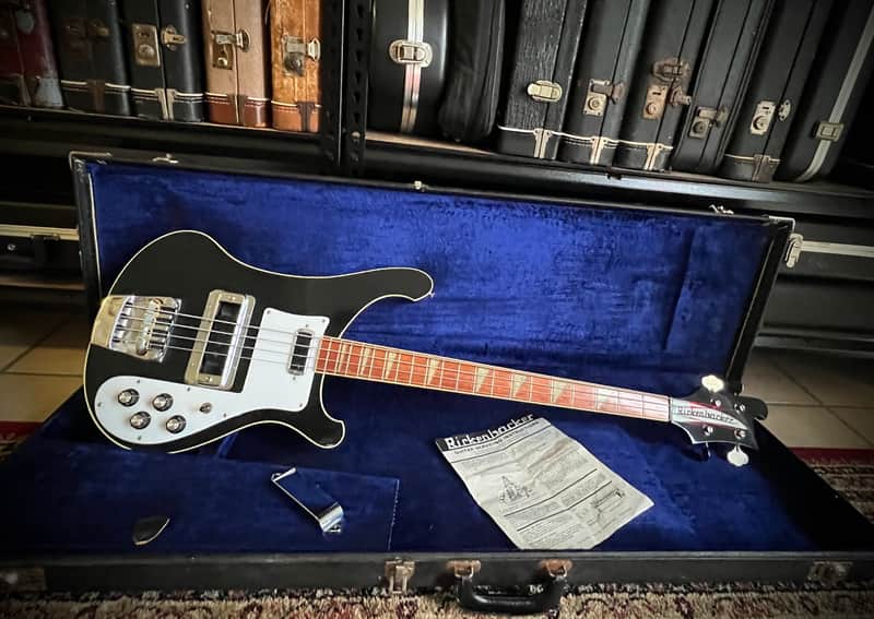 1975 Rickenbacker 4001 - Jetglo - All original With Case- Light Weight image 1