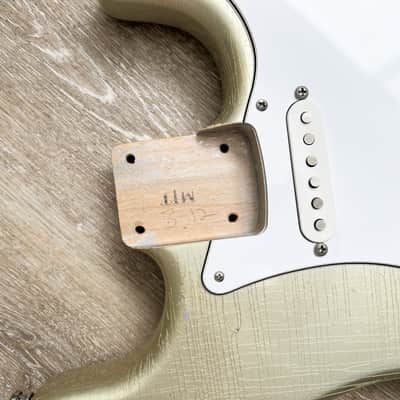 MJT VTS Fully Loaded Alder Stratocaster Body with Fender Eric Johnson Pickups - Inca Silver image 2