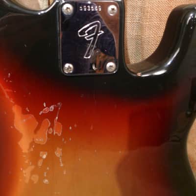 Fender Precision Bass Lefty 1974 Sunburst image 11
