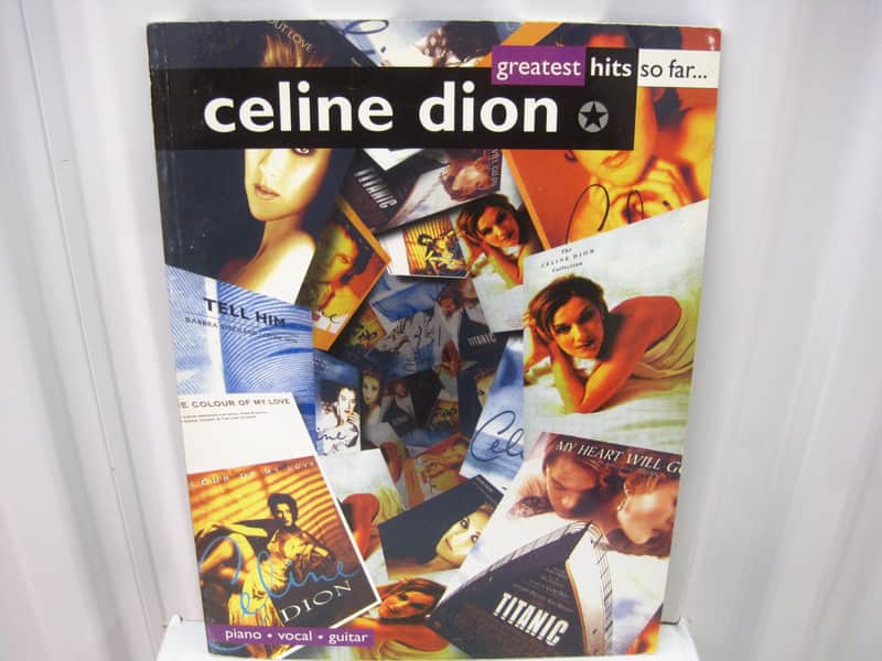 Celine Dion Greatest Hits So Far Sheet Music Song Book Songbook Piano Vocal Guitar image 1
