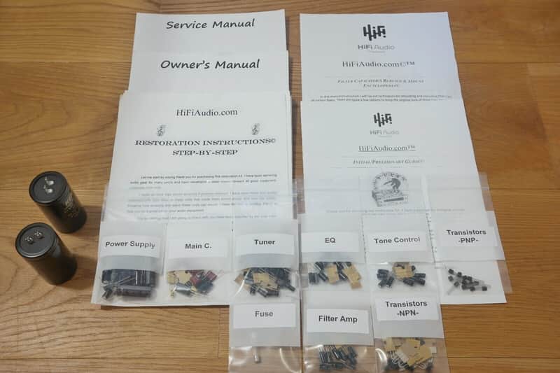 Yamaha CR-1000 restoration kit filter capacitor repair rebuild fix image 1