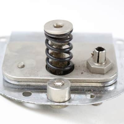 1963 Vintage Fender Jazzmaster Jaguar Tremolo Vibrato Tailpiece w/Original Arm & Screws USA 1960s Pre-CBS L-Series image 6