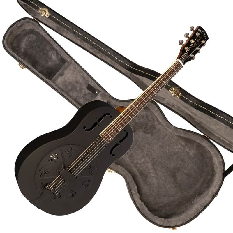 Gold Tone GRS/L Paul Beard Signature Series Metal Body Maple Neck 6-String Resonator Guitar w/Hard Case For Left Hand Player image 1