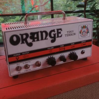 Orange TT15H Tiny Terror 15-Watt Guitar Amp Head 2006 - 2015 - White w. Gigbag image 1