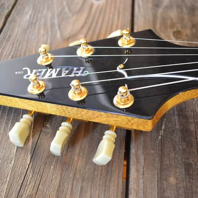 Hamer Vector Flying V 2004 Natural Korina image 5
