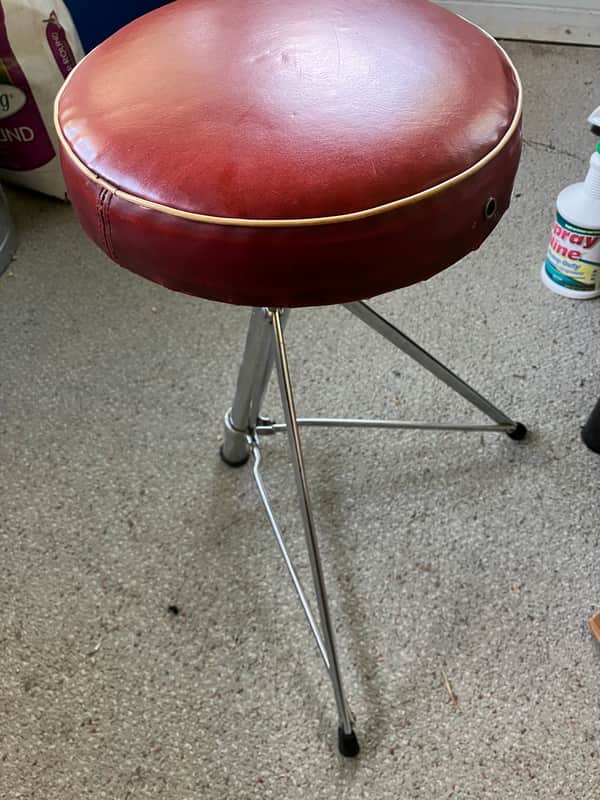 Ludwig Vintage Porto Seat No. 1025-1 Drum Throne Stool Seat 1960s 1970s image 1