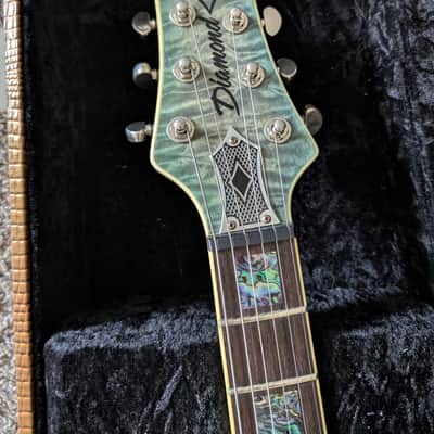 Diamond (formerly DBZ) Monarch EX 2017 Ice Blue Quilt Top w/Factory Hardshell Case image 14
