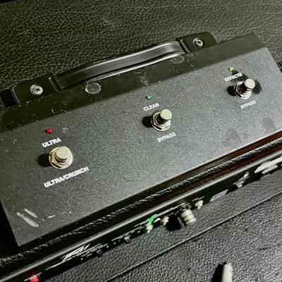 Peavey Triple XXX Ultra Tube Series 120-Watt Head WITH ORIGINAL FOOT-SWITCH Black with Silver image 7