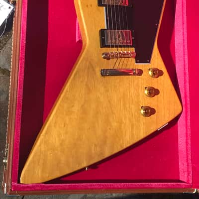 2021 Gibson Custom Shop 1958 Explorer Korina "snake eyes" image 2