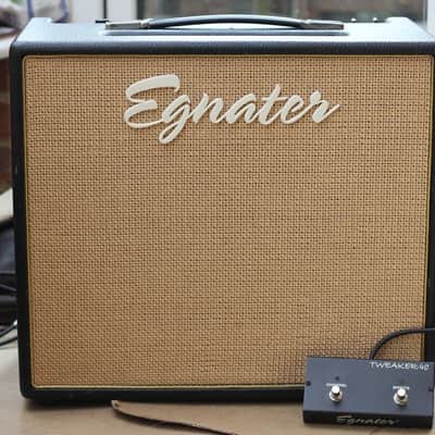 Egnater Tweaker 40 112 40w 1x12 Guitar Combo with Celestion Elite GH50 2010s - Black with Tweed Grill image 2