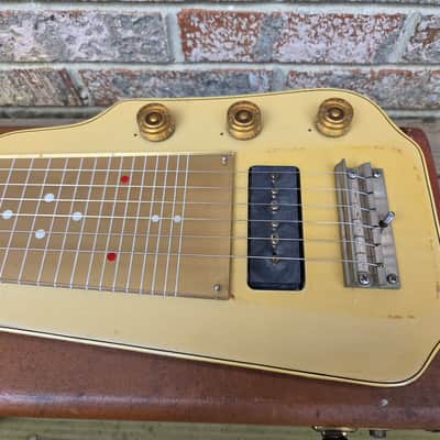 Vintage 1951 Gibson Ultratone Lap Steel Electric Guitar w/ Original Geib Hardshell Case, Hang Tag! image 11