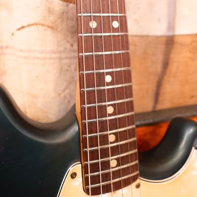 Fender Competition Mustang 1972 - Burgundy Blue image 6