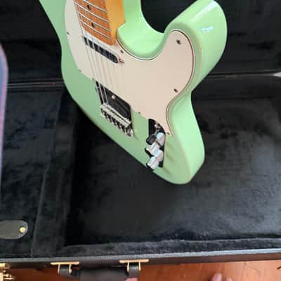 Fender Telecaster special edition guitar matching headstock 2009 - Sea foam green image 8