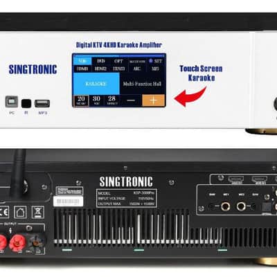 Singtronic Complete 3000W Professional Karaoke System built in HDMI-Arc, Optical, Bluetooth, Anti-feedback Mics. image 3