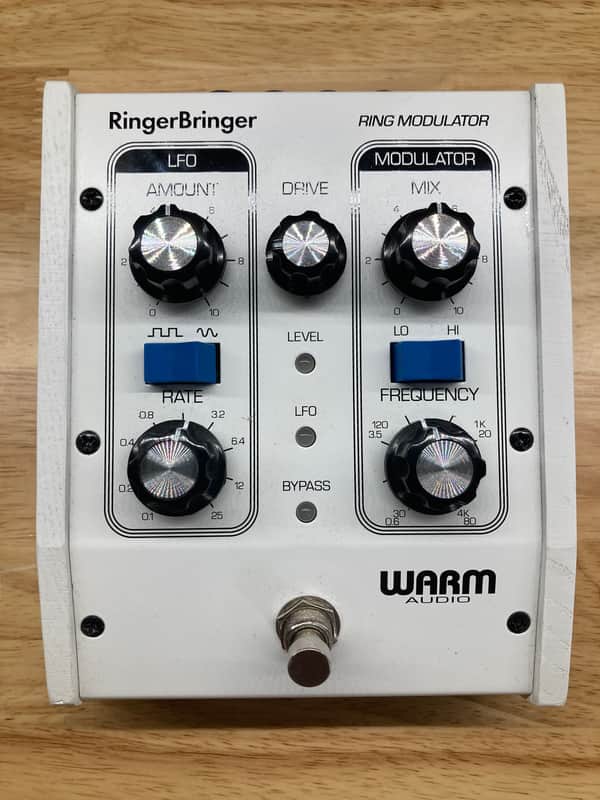 Warm Audio RingerBringer Ring Modulator Effects Pedal Regular Limited Edition White image 1
