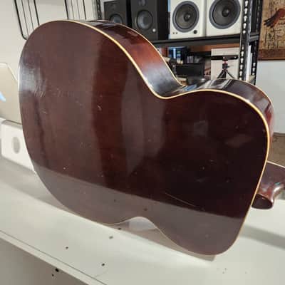 Silvertone vintage jumbo acoustic 50s model 618 image 5