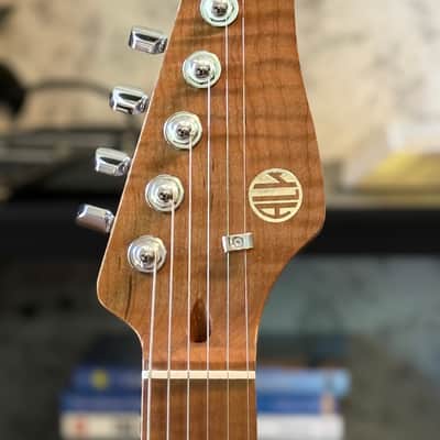 ALK Custom S-62 Relic – Roasted Flame Maple – Stainless Frets – Series Mod – Gotoh / Hipshot – Hard Case image 3