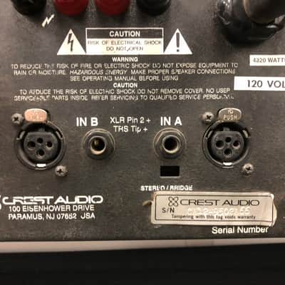 Crest Audio CA12 2200-Watt Power Amplifier 2000s - Black image 8