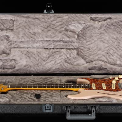 Fender American Professional II Stratocaster Thinline Rosewood Fingerboard Transparent Shell Pink (678) image 7