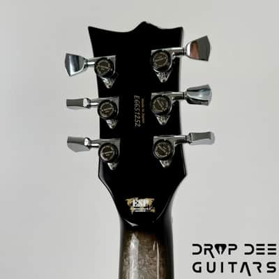 ESP Original Series Eclipse Custom Electric Guitar w/ Case - Silver Liquid Metal Burst image 21