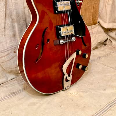 Harmony H-72 1972 - Burgundy image 4