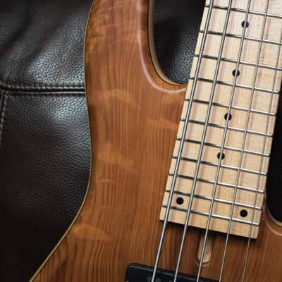 Fodera Emperor 5 Standard Special Figured Redwood 2025 (9,55 Lbs.) image 5