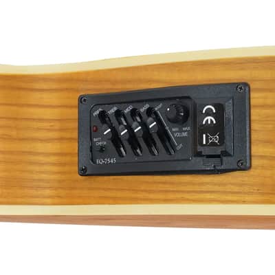 6 String Cutaway Electric Acoustic Bass image 4