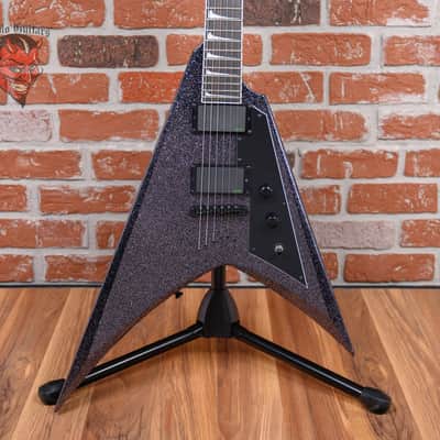 ESP LTD Kirk Hammett Signature KH-V Black Sparkle 2023 w/OHSC