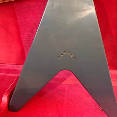 Gibson Custom Shop '58 Korina Flying V Reissue 2023--Pelham Blue--Dead Mint image 4