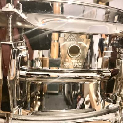 Ludwig 5x14" Chrome Over Brass Limited Edition Supraphonic Snare Drum image 5