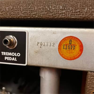 1962 Fender Princeton 6G2 Brown image 5